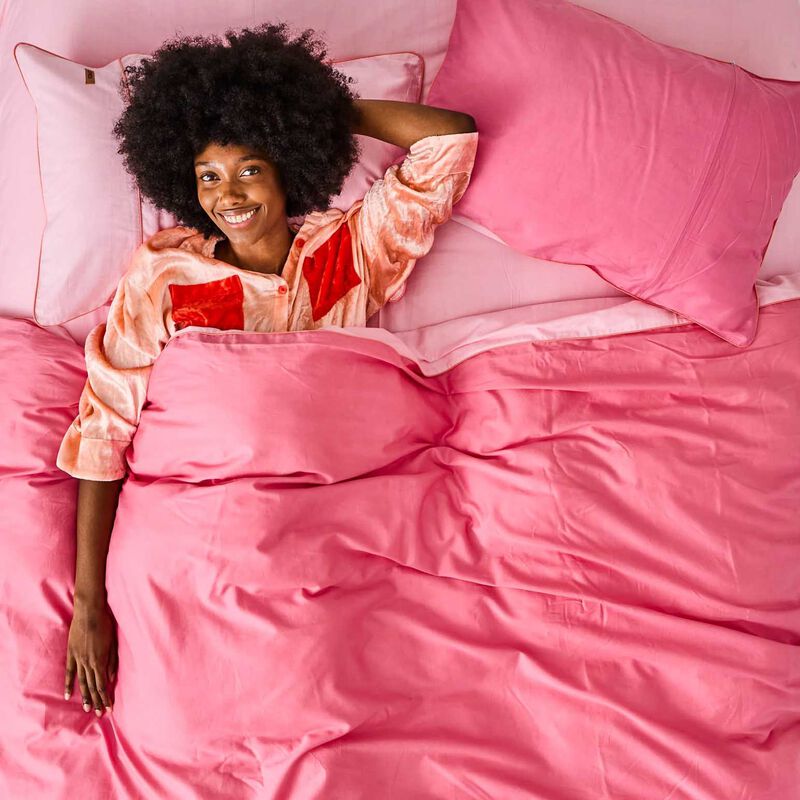 Kip&Co Glow In Pink Bamboo Cotton Quilt Cover image number 2